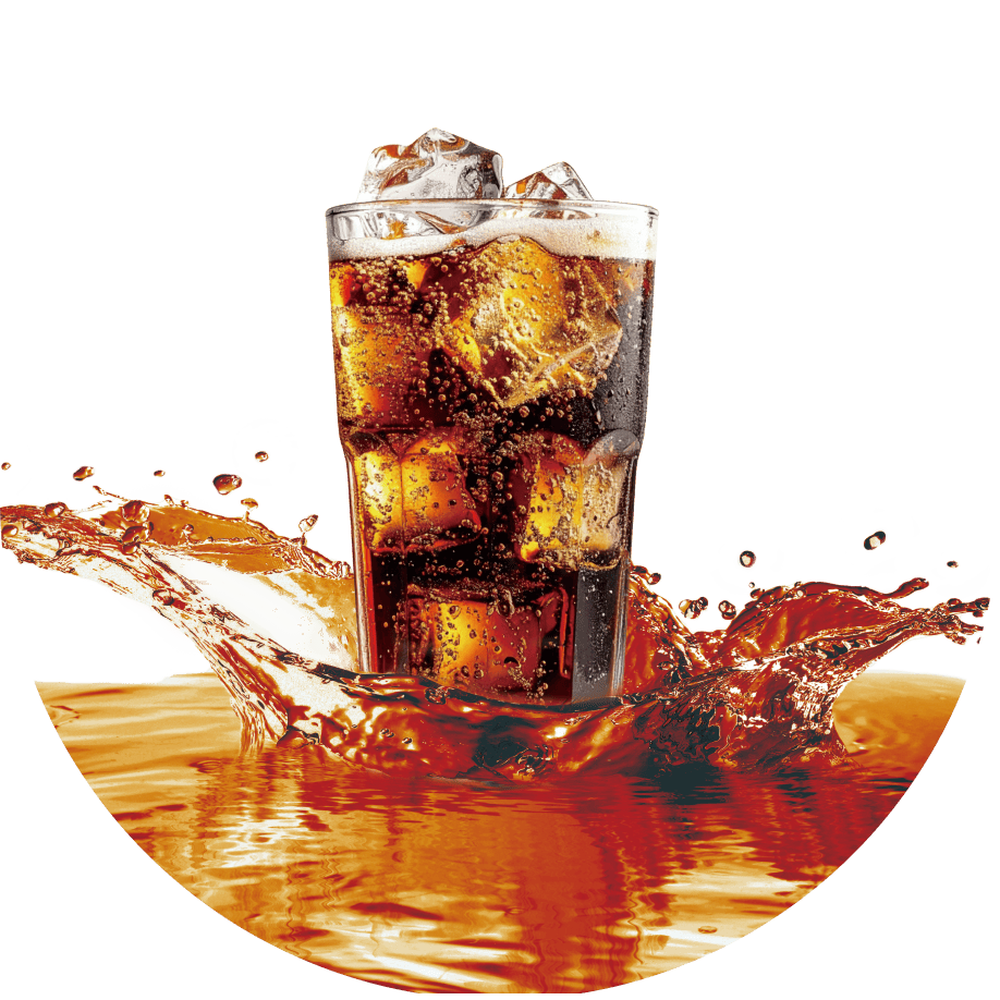 丸いコーラの画像